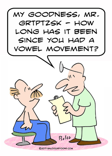 Cartoon: doctor patient vowel movement (medium) by rmay tagged doctor,patient,vowel,movement