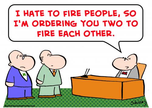 Cartoon: fire each other (medium) by rmay tagged fire,each,other