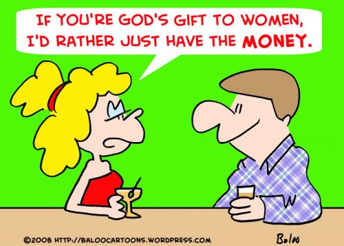 Cartoon: GODS GIFT TO WOMEN RATHER (medium) by rmay tagged gods,gift,to,women,rather