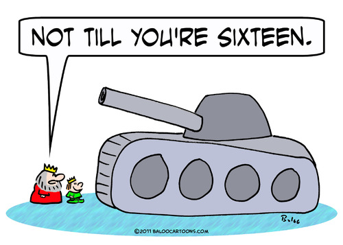 Cartoon: king prince tank sixteen (medium) by rmay tagged king,prince,tank,sixteen