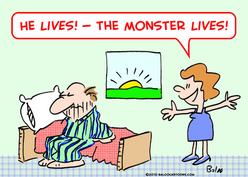 Cartoon: monster lives (medium) by rmay tagged monster,lives