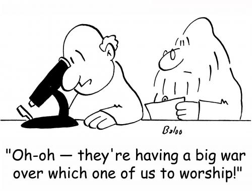 Cartoon: which one to worship (medium) by rmay tagged which,one,to,worship