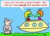 Cartoon: ALIENS MALES RUN LOOSE (small) by rmay tagged aliens,males,run,loose