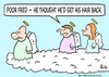 Cartoon: angels bald get hair back (small) by rmay tagged angels,bald,get,hair,back