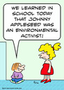 Cartoon: appleseed johnny environmental (small) by rmay tagged appleseed,johnny,environmental