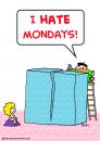 Cartoon: artist hates mondays (small) by rmay tagged artist,hates,mondays
