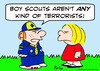 Cartoon: boy scouts terrorists (small) by rmay tagged boy,scouts,terrorists