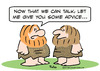 Cartoon: caveman learn talk advice (small) by rmay tagged caveman learn talk advice