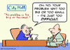 Cartoon: city hall problem too difficult (small) by rmay tagged city,hall,problem,too,difficult