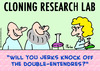 Cartoon: cloning double entendres (small) by rmay tagged cloning,double,entendres