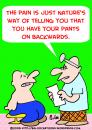 Cartoon: DOCTOR PATIENT PANTS BACKWARDS (small) by rmay tagged doctor,patient,pants,backwards
