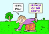Cartoon: earth friends pat hiya hippie (small) by rmay tagged earth friends pat hiya hippie