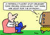 Cartoon: economy good taxes federal study (small) by rmay tagged economy,good,taxes,federal,study