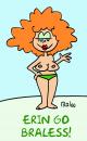 Cartoon: Erin Go Braless (small) by rmay tagged nude topless ireland