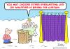 Cartoon: everlasting life curtain (small) by rmay tagged everlasting,life,curtain