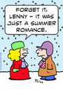 Cartoon: forget just summer romance snow (small) by rmay tagged forget,just,summer,romance,snow