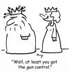 Cartoon: gun control (small) by rmay tagged gun,control