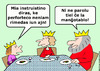 Cartoon: king violence dinner table esper (small) by rmay tagged king,violence,dinner,table,esperanto