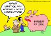 Cartoon: LIPSTICK LIPOSUCTION (small) by rmay tagged lipstick,liposuction,mccain,obama,palin