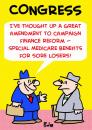 Cartoon: MEDICARE FOR SORE LOSERS CONGRES (small) by rmay tagged medicare,for,sore,losers,congress