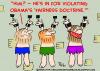 Cartoon: OBAMA FAIRNESS DOCTRINE (small) by rmay tagged obama fairness doctrine