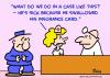 Cartoon: swallowed insurance card (small) by rmay tagged swallowed,insurance,card
